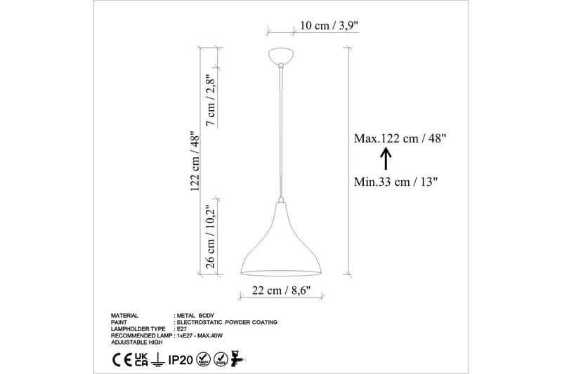 Taklampa Enlith Antiquation - Antracit - Belysning - Lampor & belysning inomhus - Taklampa & takbelysning - Kökslampa & taklampa kök