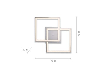 Taklampa Felix - 44,5x6,4x44,5 cm - Belysning - Lampor & belysning inomhus - Taklampa & takbelysning - Takplafond