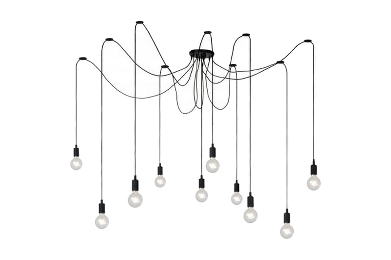 Taklampa Fix 150 cm Dimbar 10 Lampor Svart - Taklampa & takbelysning - Fönsterlampa - Hall lampa - Pendellampa & hänglampa - Kökslampa & taklampa kök - Taklampa vardagsrum - Fönsterlampa hängande - Taklampa sovrum