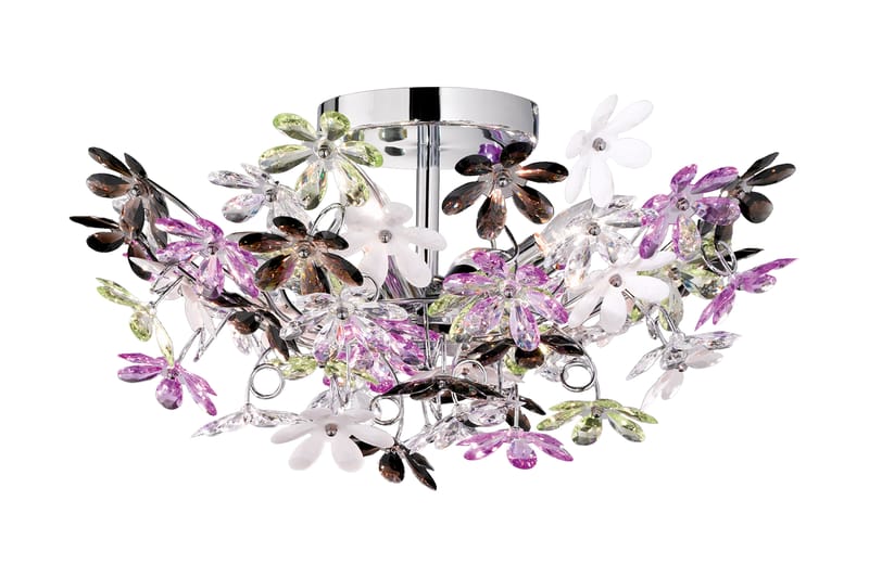 Taklampa Flower Krom - Hall lampa - Taklampa & takbelysning - Fönsterlampa - Pendellampa & hänglampa - Kökslampa & taklampa kök - Taklampa vardagsrum - Fönsterlampa hängande - Taklampa sovrum