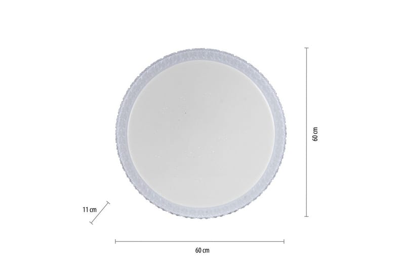 Taklampa Frida - 60x11x60 cm - Belysning - Lampor & belysning inomhus - Taklampa & takbelysning - Takplafond