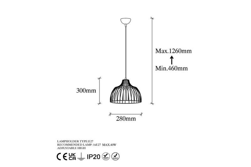 Taklampa Gertie Skinande Rany - Guld - Belysning - Lampor & belysning inomhus - Taklampa & takbelysning - Kökslampa & taklampa kök