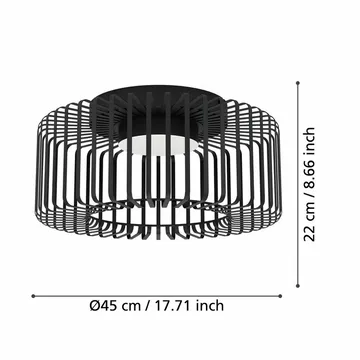 Taklampa Ginestrone - 45 cm - Belysning - Lampor & belysning inomhus - Taklampa & takbelysning - Takplafond