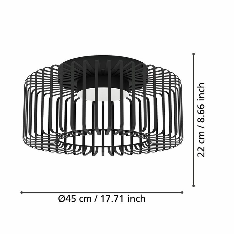 Taklampa Ginestrone - 45 cm - Belysning - Lampor & belysning inomhus - Taklampa & takbelysning - Takplafond