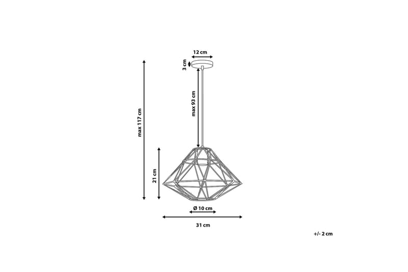 Taklampa Guam 31 cm - Koppar - Taklampa sovrum - Kökslampa & taklampa kök - Hall lampa - Fönsterlampa - Pendellampa & hänglampa - Taklampa vardagsrum - Fönsterlampa hängande - Taklampa & takbelysning