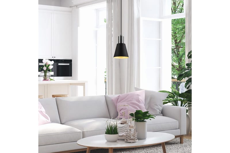 Taklampa Gullis Svart / Nickel - Svart - Belysning - Lampor & belysning inomhus - Taklampa & takbelysning - Kökslampa & taklampa kök