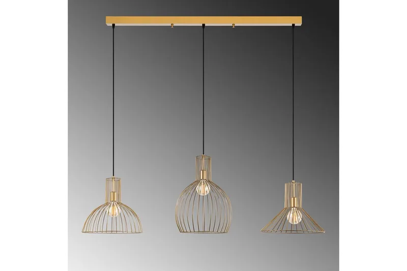 Taklampa Halven Gold - Guld - Belysning - Lampor & belysning inomhus - Taklampa & takbelysning - Kökslampa & taklampa kök