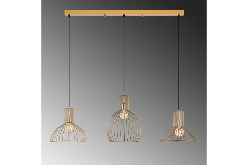 Taklampa Halven Gold - Guld - Belysning - Lampor & belysning inomhus - Taklampa & takbelysning - Kökslampa & taklampa kök