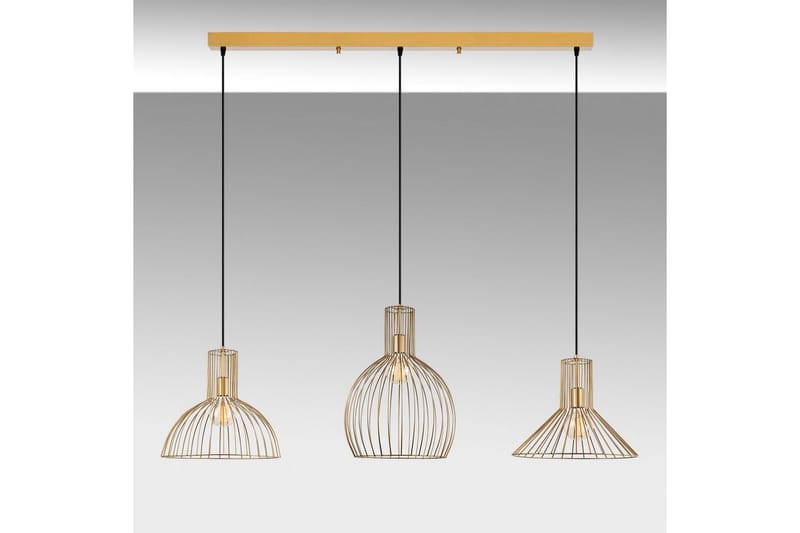 Taklampa Halven Gold - Guld - Belysning - Lampor & belysning inomhus - Taklampa & takbelysning - Kökslampa & taklampa kök