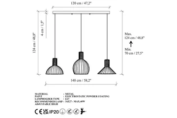 Taklampa Halven Gold - Guld - Belysning - Lampor & belysning inomhus - Taklampa & takbelysning - Kökslampa & taklampa kök