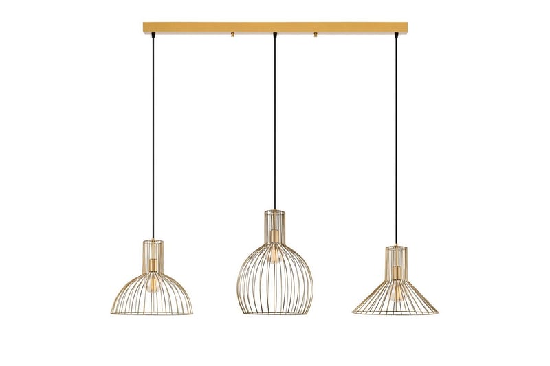 Taklampa Halven Gold - Guld - Belysning - Lampor & belysning inomhus - Taklampa & takbelysning - Kökslampa & taklampa kök