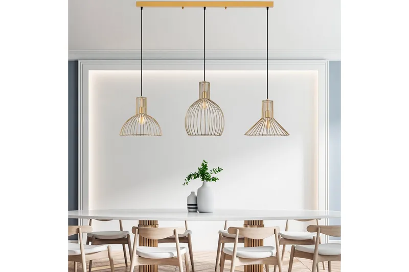 Taklampa Halven Gold - Guld - Belysning - Lampor & belysning inomhus - Taklampa & takbelysning - Kökslampa & taklampa kök