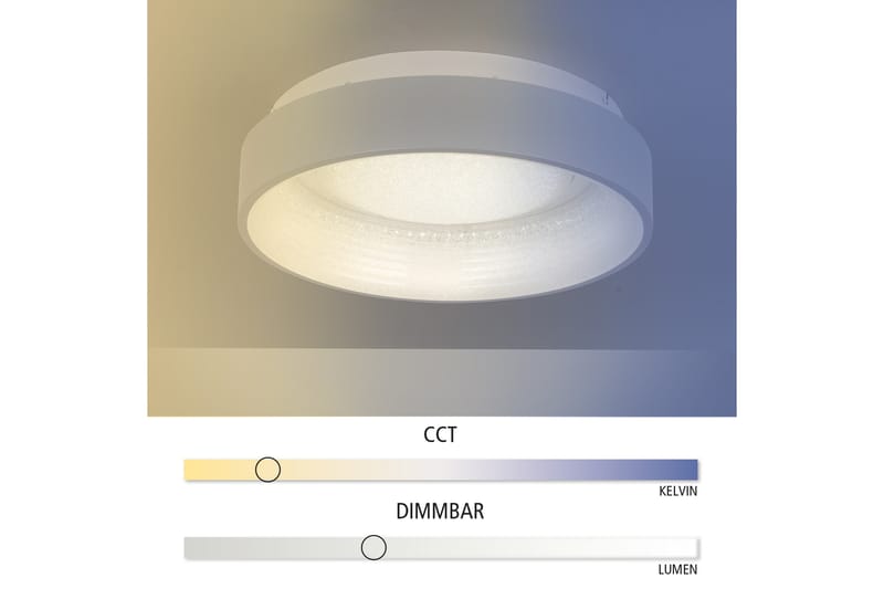 Taklampa Hatilo - Grå - Taklampa sovrum - Kökslampa & taklampa kök - Hall lampa - Fönsterlampa - Pendellampa & hänglampa - Taklampa vardagsrum - Fönsterlampa hängande - Taklampa & takbelysning