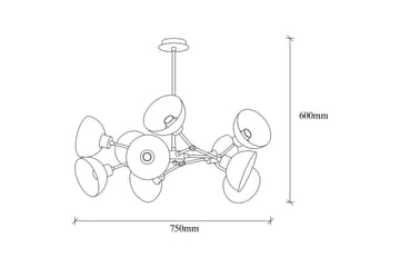 Taklampa Ilmare Moonza Svart - Svart - Belysning - Lampor & belysning inomhus - Taklampa & takbelysning - Kökslampa & taklampa kök