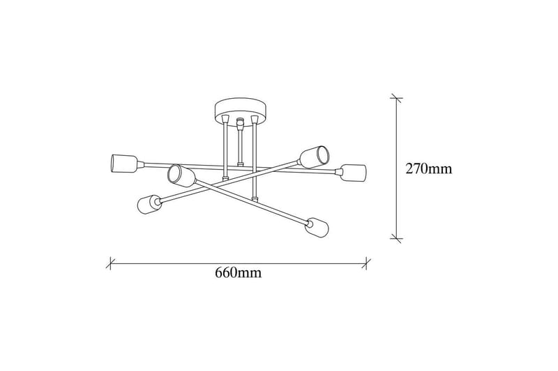 Taklampa Jandor Svart - Svart - Belysning - Lampor & belysning inomhus - Taklampa & takbelysning - Kökslampa & taklampa kök
