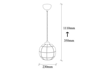 Taklampa Jaran Koppar Enkeluttag - Enkeluttag - Belysning - Lampor & belysning inomhus - Taklampa & takbelysning - Kökslampa & taklampa kök