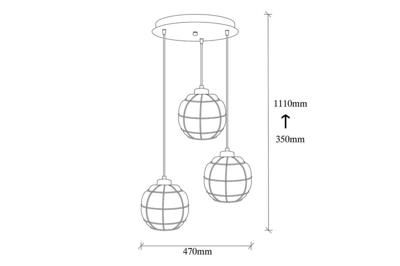 Taklampa Jaran Koppar Treuttag - Treuttag - Belysning - Lampor & belysning inomhus - Taklampa & takbelysning - Kökslampa & taklampa kök