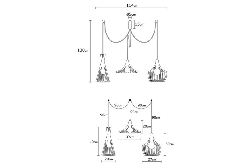 Taklampa Jarim Koppar - Koppar - Belysning - Lampor & belysning inomhus - Taklampa & takbelysning - Kökslampa & taklampa kök