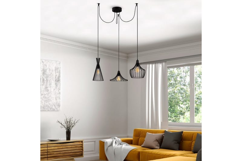 Taklampa Jarim Svart - Svart - Belysning - Lampor & belysning inomhus - Taklampa & takbelysning - Kökslampa & taklampa kök