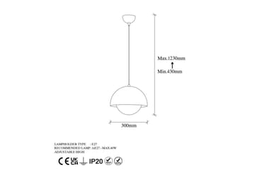 Taklampa Jarnel Rany - Guld - Belysning - Lampor & belysning inomhus - Taklampa & takbelysning - Kökslampa & taklampa kök