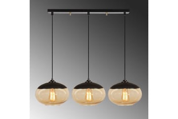 Taklampa Jeba Tre Svart / Honung - Svart - Belysning - Lampor & belysning inomhus - Taklampa & takbelysning - Kökslampa & taklampa kök