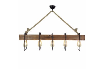 Taklampa Kalldrun Valnöt / Svart / Beige - Valnöt / Svart / Beige - Belysning - Lampor & belysning inomhus - Taklampa & takbelysning - Kökslampa & taklampa kök