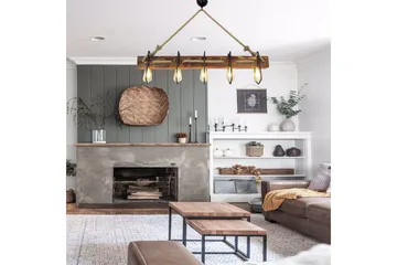 Taklampa Kalldrun Valnöt - Valnöt - Belysning - Lampor & belysning inomhus - Taklampa & takbelysning - Kökslampa & taklampa kök