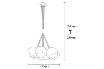 Taklampa Kelorn Svart / Rany - Guld/Svart - Belysning - Lampor & belysning inomhus - Taklampa & takbelysning - Kökslampa & taklampa kök