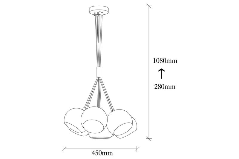 Taklampa Kelorn Svart / Rany - Guld/Svart - Belysning - Lampor & belysning inomhus - Taklampa & takbelysning - Kökslampa & taklampa kök