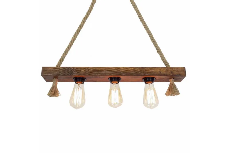 Taklampa Kutuk Valnöt, Brun