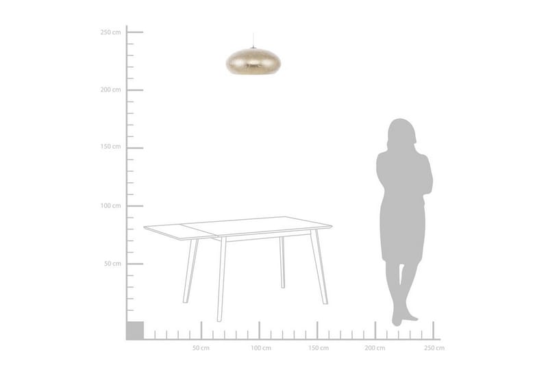 Taklampa Limnatis 48 cm - Guld - Belysning - Lampor & belysning inomhus - Taklampa & takbelysning - Kökslampa & taklampa kök