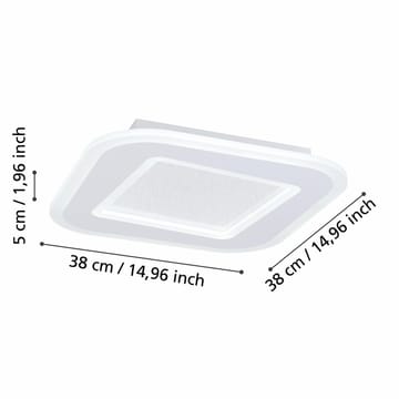 Taklampa Macchioni - 38 cm - Belysning - Lampor & belysning inomhus - Taklampa & takbelysning - Takplafond