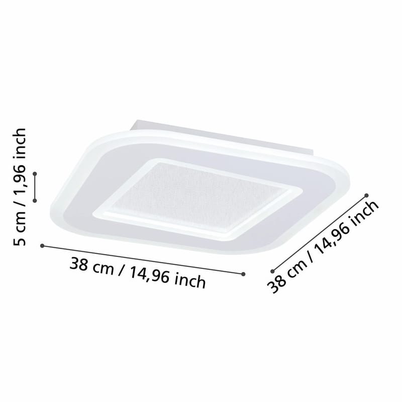 Taklampa Macchioni - 38 cm - Belysning - Lampor & belysning inomhus - Taklampa & takbelysning - Takplafond