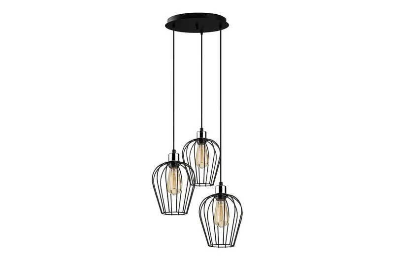 Taklampa Majrulao Svart Sufia, Svart