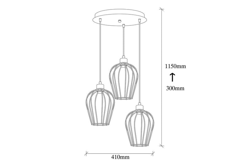 Taklampa Majrulao Svart Sufia - Svart - Belysning - Lampor & belysning inomhus - Taklampa & takbelysning - Kökslampa & taklampa kök