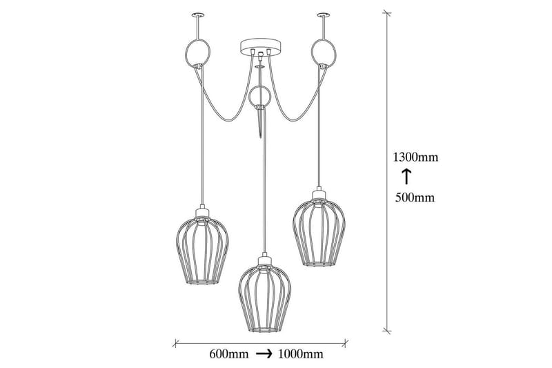 Taklampa Majrulao Svart - Svart - Belysning - Lampor & belysning inomhus - Taklampa & takbelysning - Kökslampa & taklampa kök