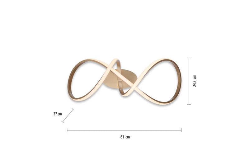 Taklampa Maria - 25x28x62 cm - Belysning - Lampor & belysning inomhus - Taklampa & takbelysning - Takplafond