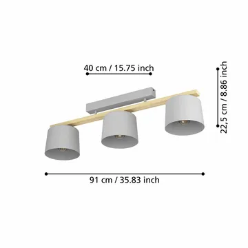 Taklampa Mariel - 19 cm - Belysning - Lampor & belysning inomhus - Taklampa & takbelysning - Takplafond