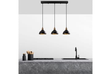 Taklampa Masatsune Tre Svart / Antik - Svart / Antik - Belysning - Lampor & belysning inomhus - Taklampa & takbelysning - Kökslampa & taklampa kök