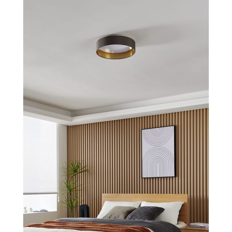 Taklampa Maserlo - Cappuccino/Guld - Belysning - Lampor & belysning inomhus - Taklampa & takbelysning - Takplafond