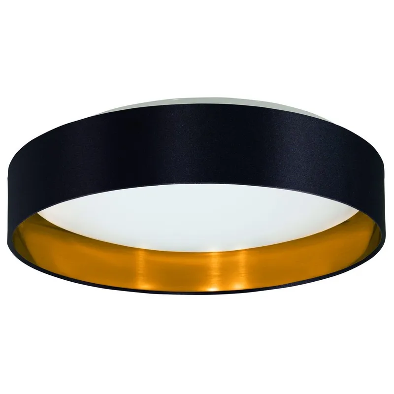 Taklampa Maserlo, Svart/Guld