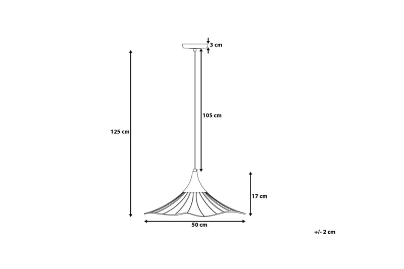 Taklampa Mazaro 50 cm - Svart - Taklampa sovrum - Kökslampa & taklampa kök - Hall lampa - Fönsterlampa - Pendellampa & hänglampa - Taklampa vardagsrum - Fönsterlampa hängande - Taklampa & takbelysning