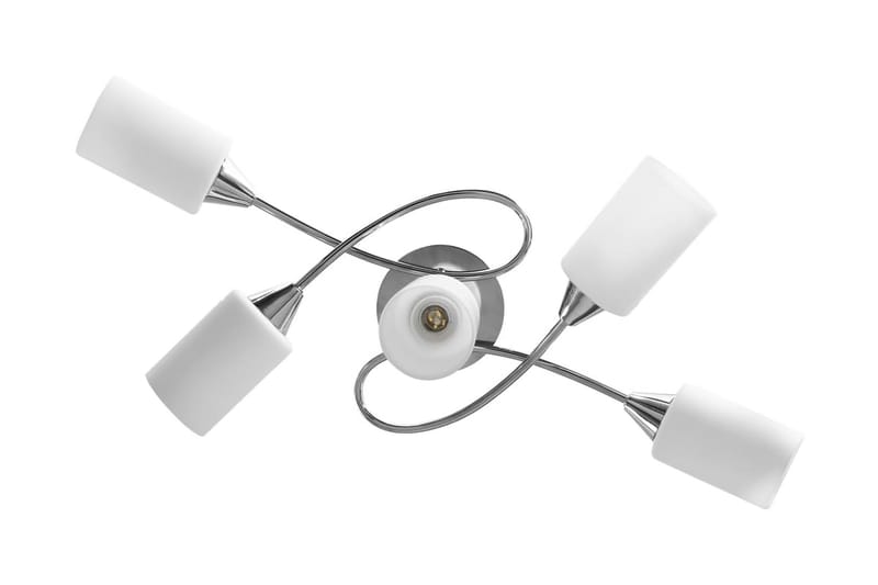 Taklampa med keramikskärmar för 5 E14-lampor vit kon - Vit - Taklampa & takbelysning - Fönsterlampa - Hall lampa - Pendellampa & hänglampa - Kökslampa & taklampa kök - Taklampa vardagsrum - Fönsterlampa hängande - Taklampa sovrum