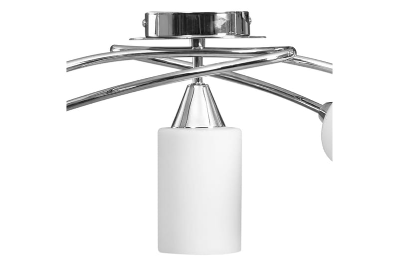 Taklampa med keramikskärmar för 5 E14-lampor vit kon - Vit - Taklampa & takbelysning - Fönsterlampa - Hall lampa - Pendellampa & hänglampa - Kökslampa & taklampa kök - Taklampa vardagsrum - Fönsterlampa hängande - Taklampa sovrum