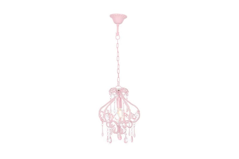 Taklampa med pärlor silver rund E14 - Kristallkrona & takkrona - Hall lampa - Taklampa & takbelysning