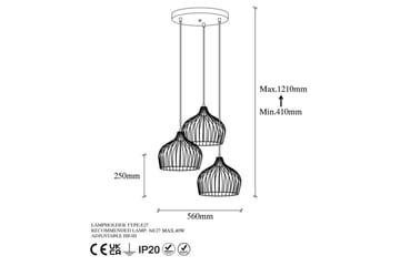 Taklampa Meron Shiny Gold Circle - Guld - Belysning - Lampor & belysning inomhus - Taklampa & takbelysning - Kökslampa & taklampa kök