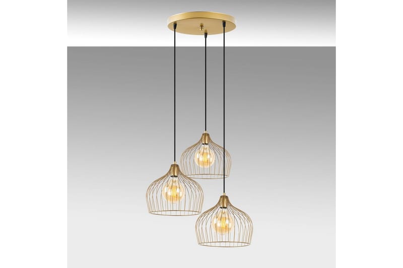 Taklampa Meron Shiny Gold Circle - Guld - Belysning - Lampor & belysning inomhus - Taklampa & takbelysning - Kökslampa & taklampa kök