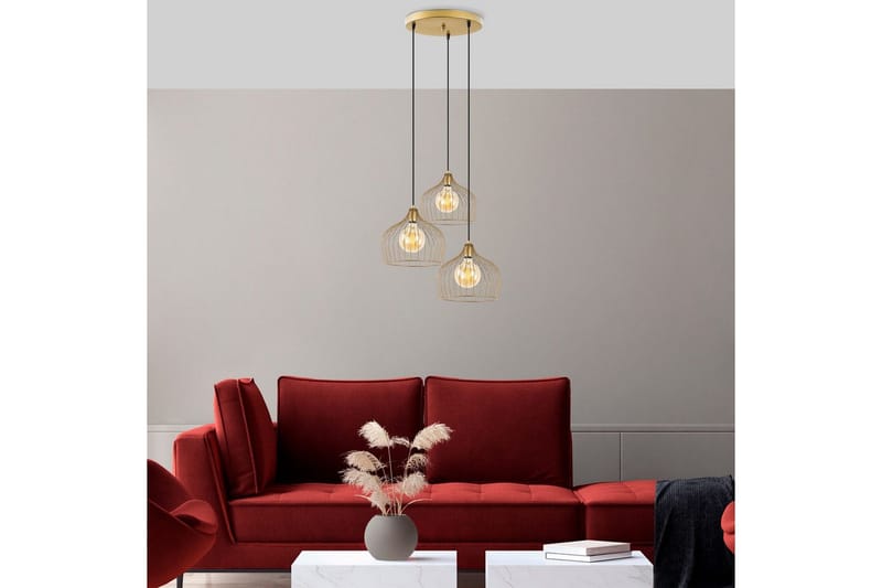 Taklampa Meron Shiny Gold Circle - Guld - Belysning - Lampor & belysning inomhus - Taklampa & takbelysning - Kökslampa & taklampa kök