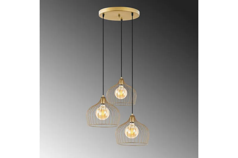 Taklampa Meron Shiny Gold Circle - Guld - Belysning - Lampor & belysning inomhus - Taklampa & takbelysning - Kökslampa & taklampa kök