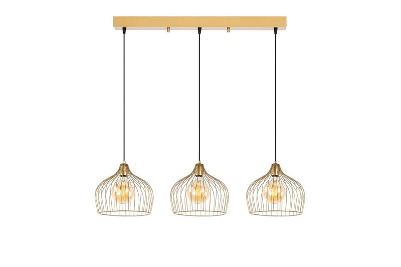 Taklampa Meron Shiny Gold Horizontal - Guld - Belysning - Lampor & belysning inomhus - Taklampa & takbelysning - Kökslampa & taklampa kök